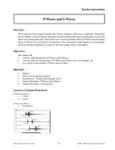 P-Waves and S-Waves