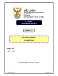 NATIONAL SENIOR CERTIFICATE GRADE 12