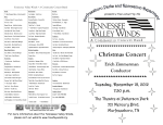 Christmas Concert - The Tennessee Valley Winds