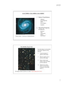 galaxies, galaxies, galaxies!