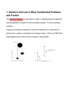 7. Newton`s Law Complex Problems