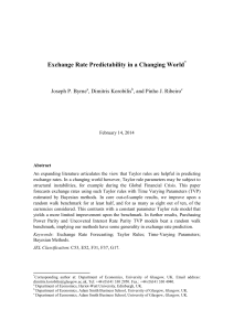 Exchange Rate Predictability in a Changing World