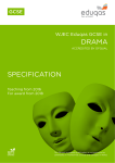 WJEC GCSE Drama Specification