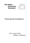 Theoretical Problems