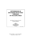 DIFFERENCES IN EXCHANGE RATE PASS