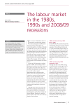 The labour market in the 1980s, 1990s and 2008/09 recessions