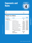 Exponents and Roots - Lake County Schools