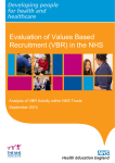 Evaluation of Values Based Recruitment