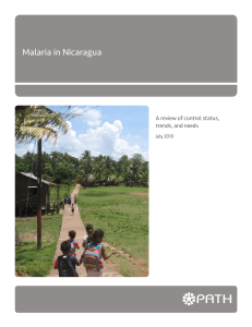 Malaria in Nicaragua