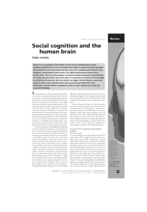 Social cognition and the human brain