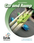 Force and Motion Car and Ramp