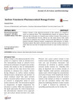 Surface Tension in Pharmaceutical Dosage Forms