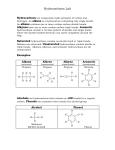 Hydrocarbons Lab