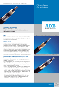 Primary Series Circuit Cables