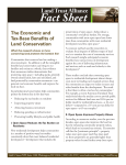 Economic Benefits of Land Conservation