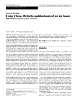 A review of factors affecting the population dynamics of jack pine