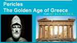 Pericles and the Golden Age of Greece