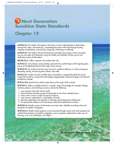 Chapter 12 Next Generation Sunshine State Standards
