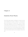 Chapter 2 Ionization Front Physics