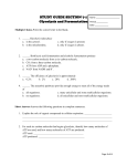 STUDY GUIDE SECTION 7-1 Glycolysis and Fermentation