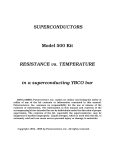 Resistance vs Temperature