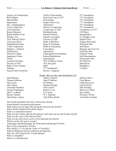 Articles of Confederation Bill of Rights Mercantilism Imperialism Dec