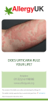 Does Urticaria Rule Your Life? - Pdf