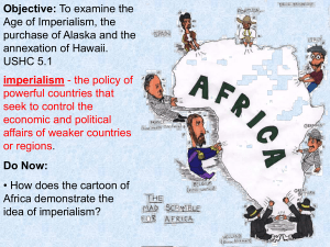 Imperialism Alaska/Hawaii