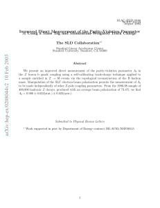 Improved Direct Measurement of the Parity