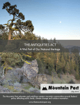 the antiquities act