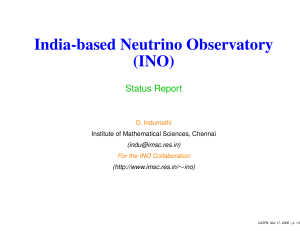India-based Neutrino Observatory