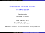 Urbanization with and without Industrialization