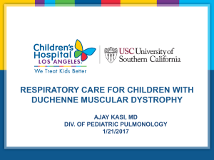 respiratory care for children - Parent Project Muscular Dystrophy