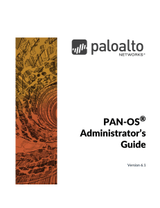 PAN‐OS Administrator`s Guide