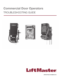 Troubleshooting Guide - Controlled Products Systems Group