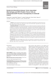 Reciprocal Interactions between Tumor