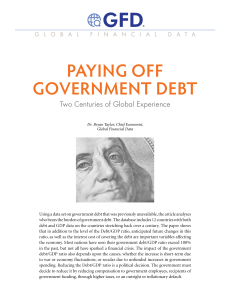 Paying off government debt