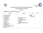 ﺟﺎﻣﻌﺔ اﻻﺳﮐﻧدرﯾﺔ ﮐﻟﯾﺔ اﻟطب Module (3): Introduction to Medical Sciences