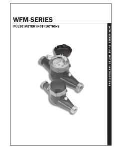 WFM Water Meter Instructions