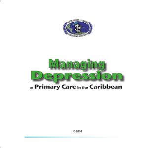 Managing Depression - Caribbean Health Research Council