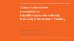 Climate Action Darwin presentation to Scientific Inquiry into