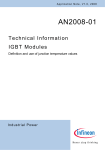 Application Note IGBT Definition of Junction Temperature