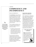 competency and incompetency - The Maryland People`s Law Library