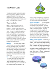 The Water Cycle Reading