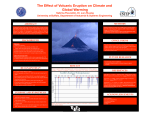 The Effect of Volcanic Eruption on Climate and Global Warming