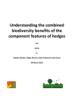 Understanding the combined biodiversity benefits of the component