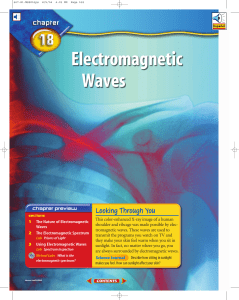 Chapter 18: Electromagnetic Waves
