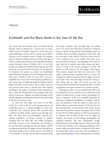 EcoHealth and the Black Death in the Year of the Rat