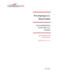 Purchasing US Real Estate