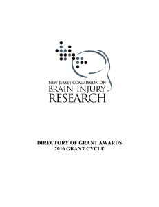 2016 Research Grant Directory